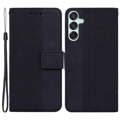For Samsung Galaxy M15 5G / F15 5G Case PU Leather Geometry Flip Wallet Phone Cover