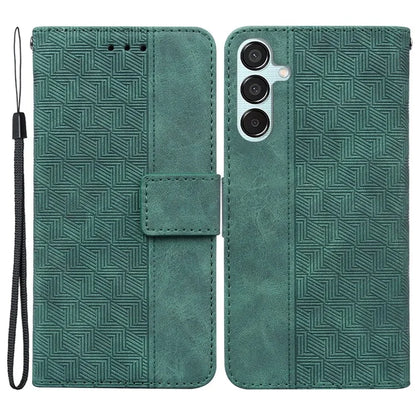 For Samsung Galaxy M15 5G / F15 5G Case PU Leather Geometry Flip Wallet Phone Cover