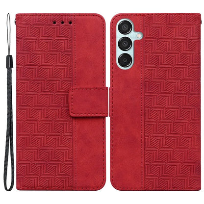 For Samsung Galaxy M15 5G / F15 5G Case PU Leather Geometry Flip Wallet Phone Cover