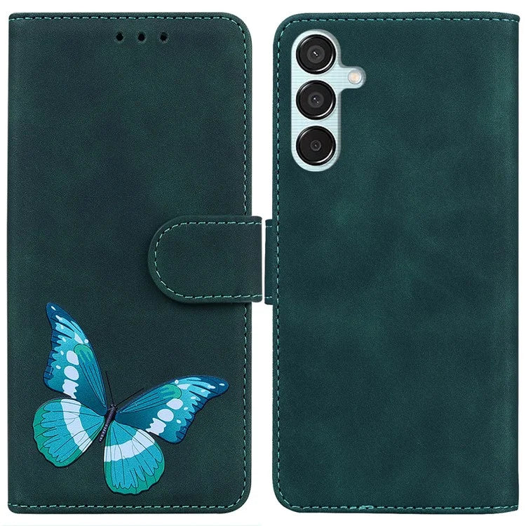 For Samsung Galaxy M15 5G / F15 5G Case Butterfly Wallet Pouch Leather Phone Cover