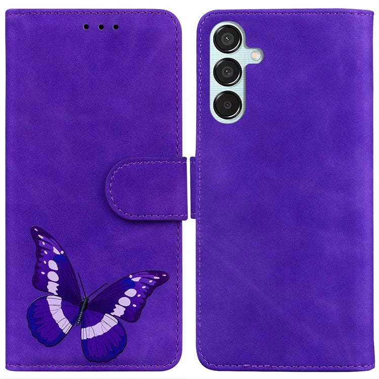 For Samsung Galaxy M15 5G / F15 5G Case Butterfly Wallet Pouch Leather Phone Cover