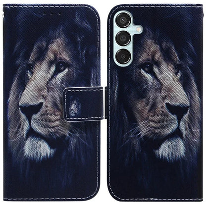 For Samsung Galaxy M15 5G / F15 5G Case Pattern Printing Phone Leather Cover
