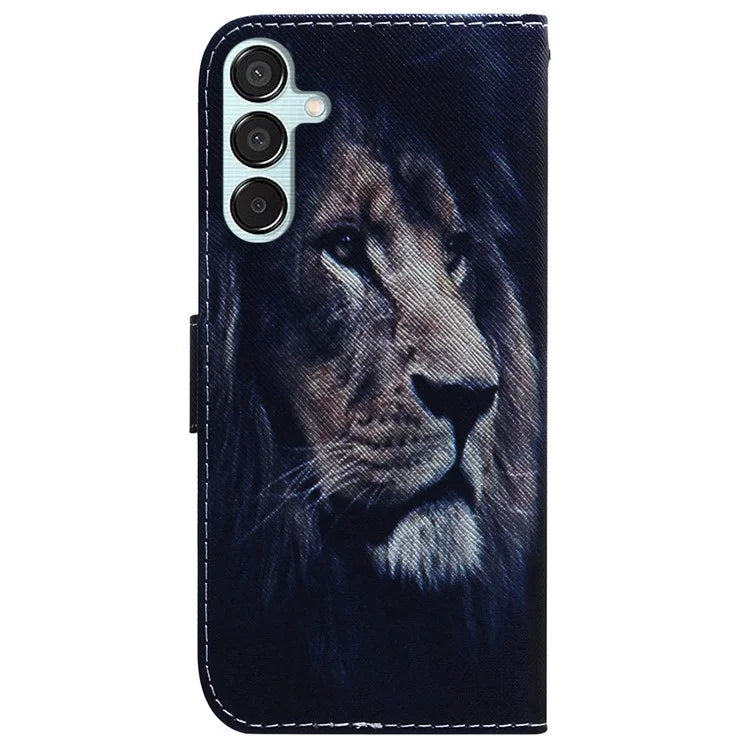 For Samsung Galaxy M15 5G / F15 5G Case Pattern Printing Phone Leather Cover