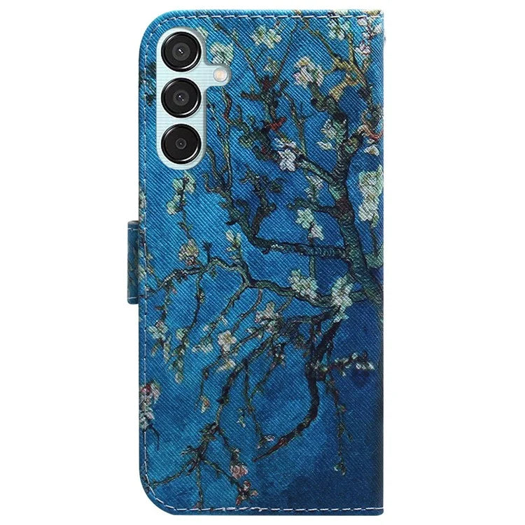 For Samsung Galaxy M15 5G / F15 5G Case Pattern Printing Phone Leather Cover