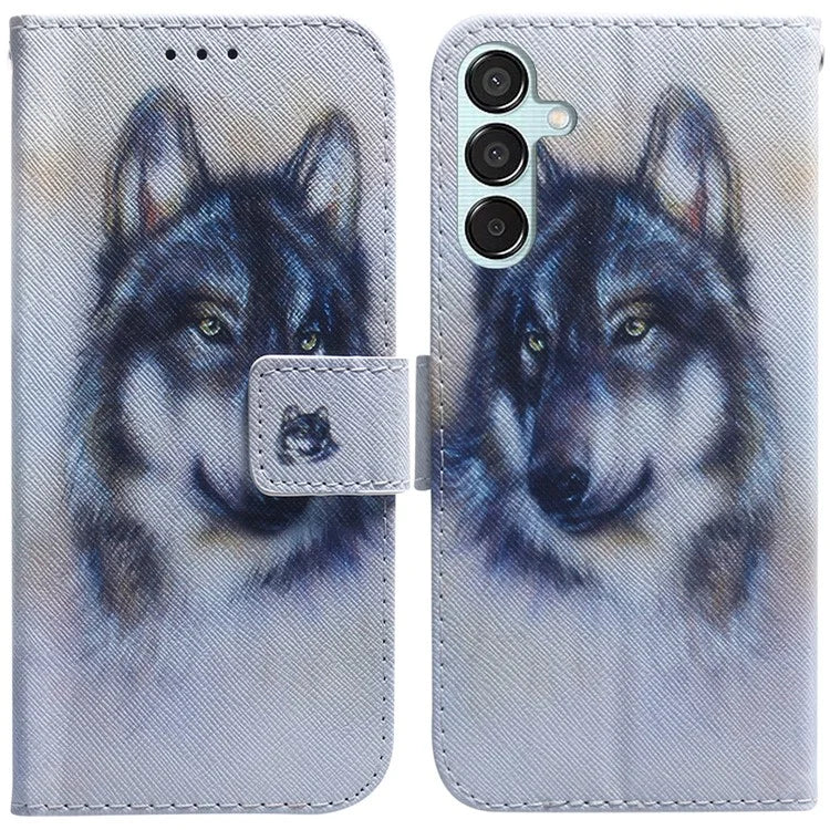 For Samsung Galaxy M15 5G / F15 5G Case Pattern Printing Phone Leather Cover