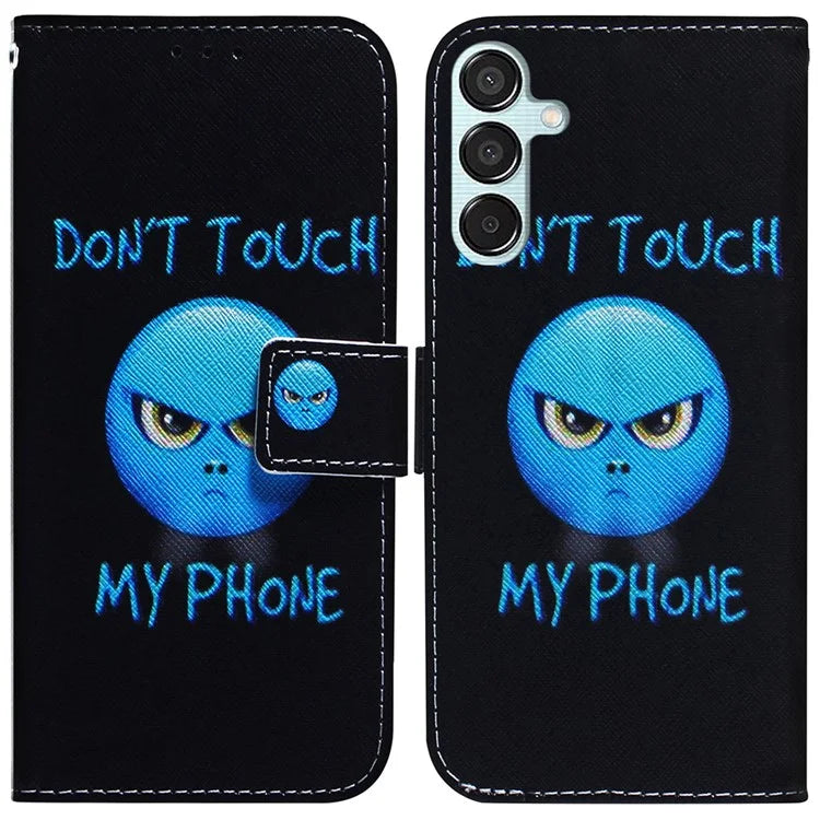For Samsung Galaxy M15 5G / F15 5G Case Pattern Printing Phone Leather Cover