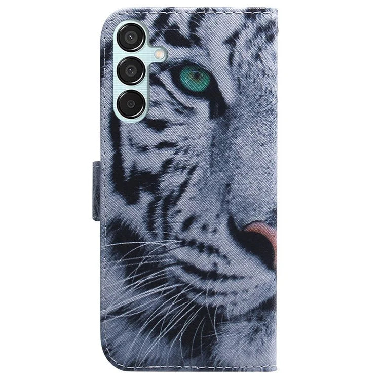 For Samsung Galaxy M15 5G / F15 5G Case Pattern Printing Phone Leather Cover