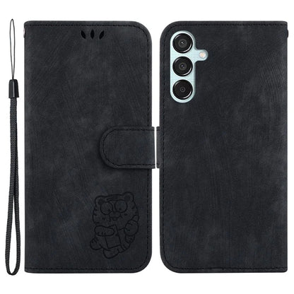 For Samsung Galaxy M15 5G / F15 5G Case Cute Tiger Pattern Flip Leather Phone Cover