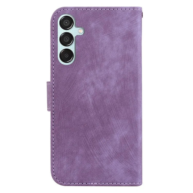 For Samsung Galaxy M15 5G / F15 5G Case Cute Tiger Pattern Flip Leather Phone Cover