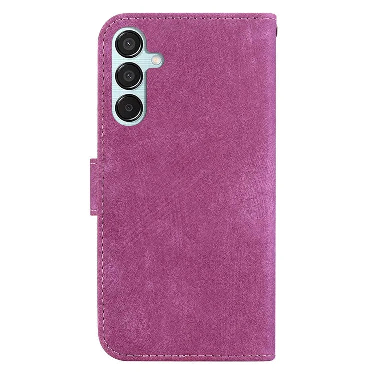 For Samsung Galaxy M15 5G / F15 5G Case Cute Tiger Pattern Flip Leather Phone Cover