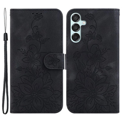 For Samsung Galaxy M15 5G / F15 5G Leather Case Flower Imprinted Phone Cover