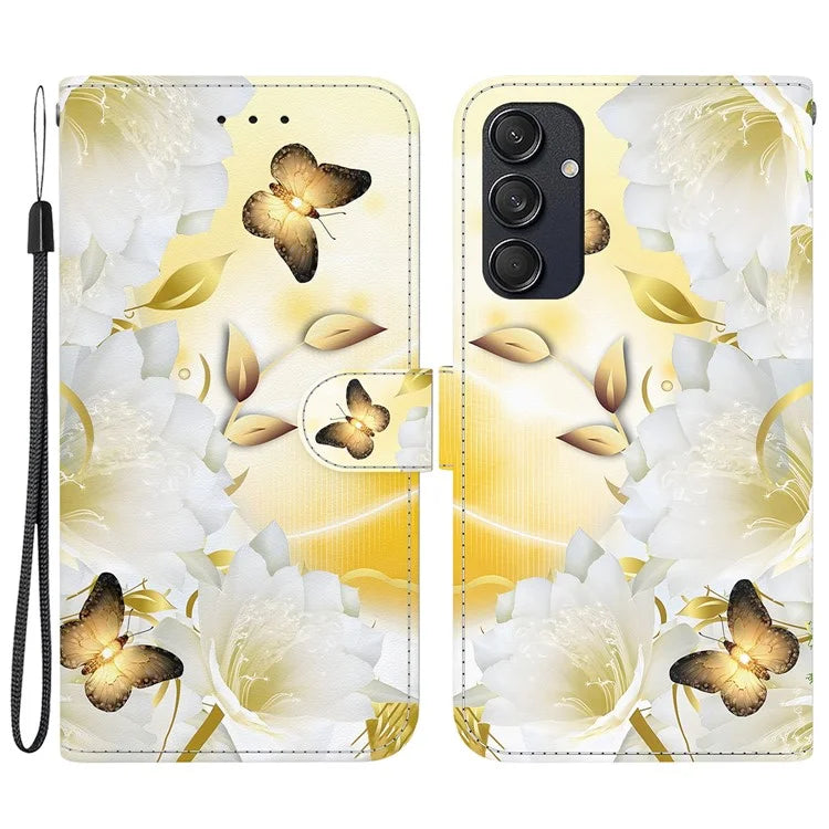 For Samsung Galaxy M55 5G / C55 5G / F55 5G Wallet Phone Case Pattern Print Leather Shockproof Cover