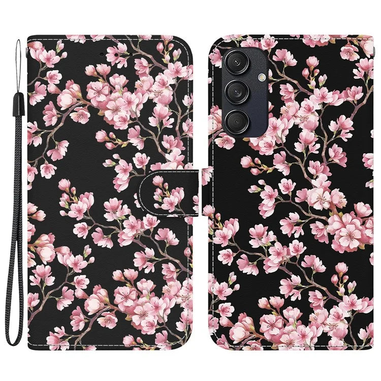 For Samsung Galaxy M55 5G / C55 5G / F55 5G Wallet Phone Case Pattern Print Leather Shockproof Cover