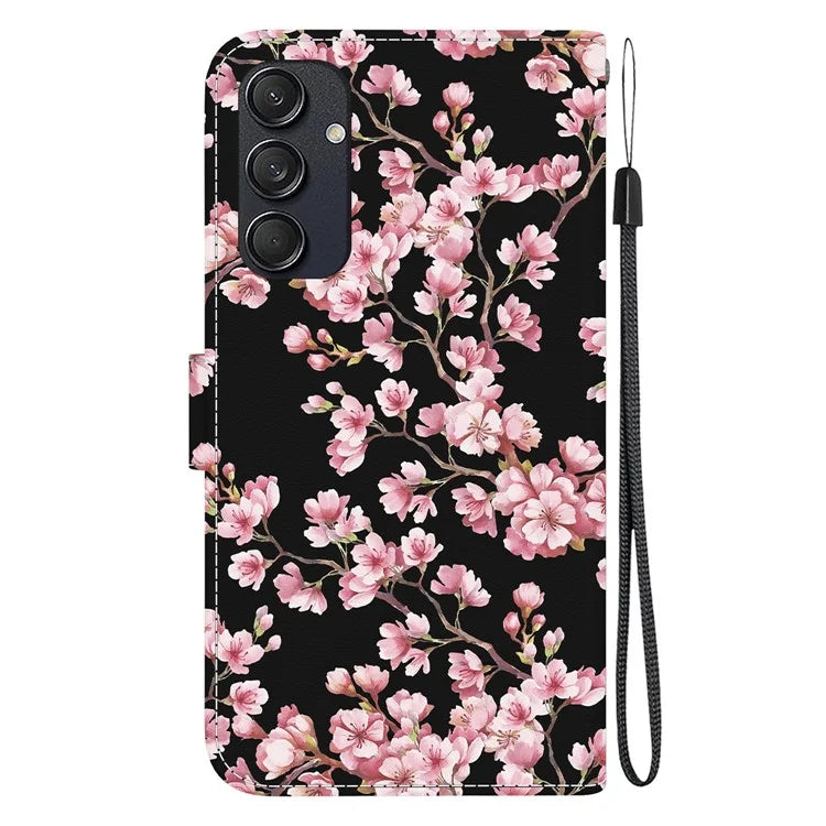For Samsung Galaxy M55 5G / C55 5G / F55 5G Wallet Phone Case Pattern Print Leather Shockproof Cover