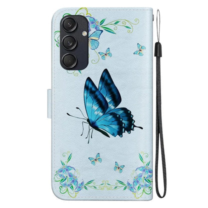For Samsung Galaxy M55 5G / C55 5G / F55 5G Wallet Phone Case Pattern Print Leather Shockproof Cover