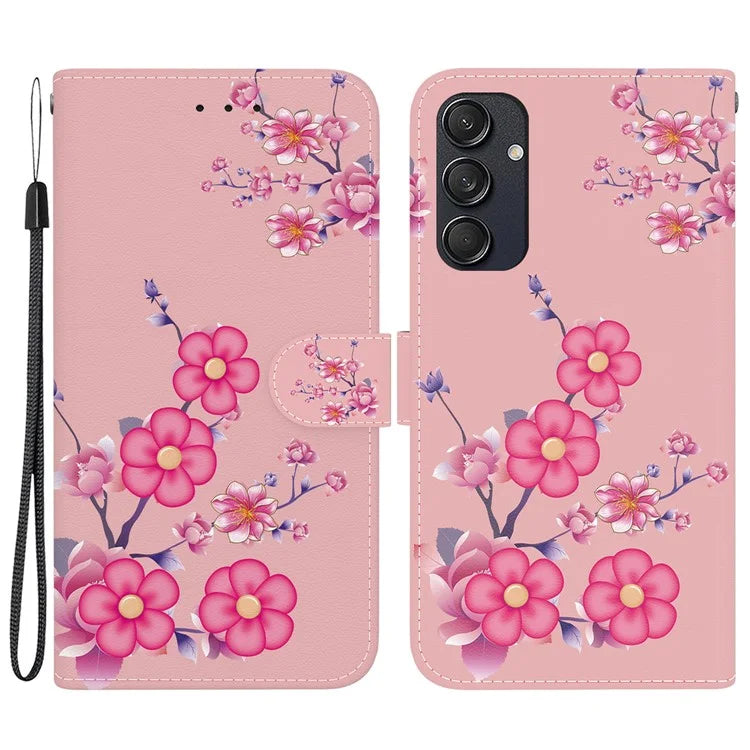 For Samsung Galaxy M55 5G / C55 5G / F55 5G Wallet Phone Case Pattern Print Leather Shockproof Cover