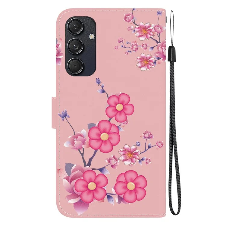 For Samsung Galaxy M55 5G / C55 5G / F55 5G Wallet Phone Case Pattern Print Leather Shockproof Cover