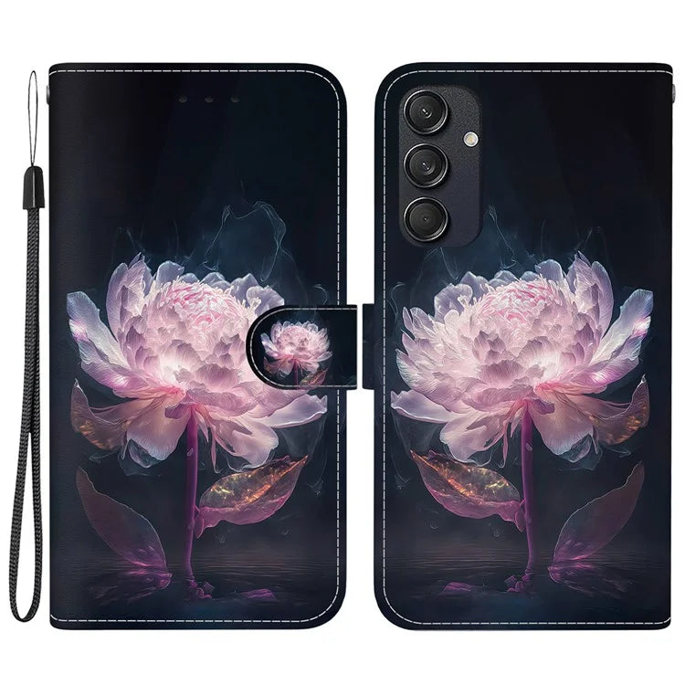 For Samsung Galaxy M55 5G / C55 5G / F55 5G Wallet Phone Case Pattern Print Leather Shockproof Cover