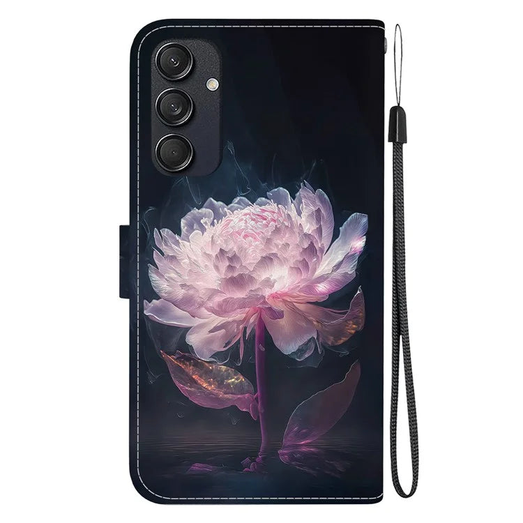 For Samsung Galaxy M55 5G / C55 5G / F55 5G Wallet Phone Case Pattern Print Leather Shockproof Cover