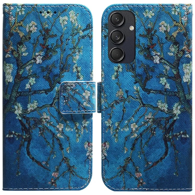 For Samsung Galaxy M55 5G / C55 5G / F55 5G Case PU Leather Pattern Print Wallet Phone Cover