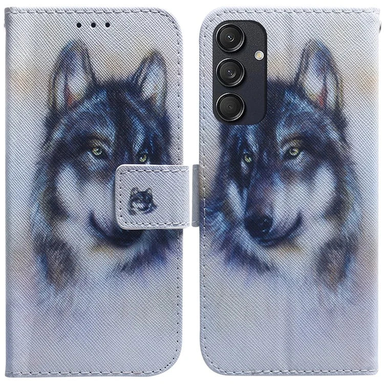 For Samsung Galaxy M55 5G / C55 5G / F55 5G Case PU Leather Pattern Print Wallet Phone Cover