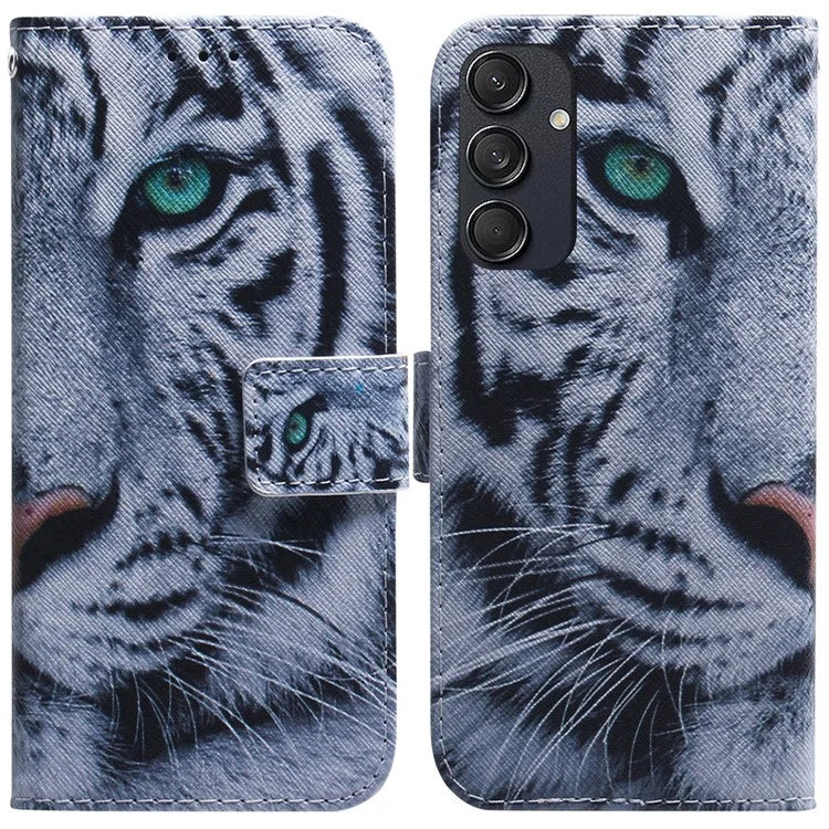 For Samsung Galaxy M55 5G / C55 5G / F55 5G Case PU Leather Pattern Print Wallet Phone Cover