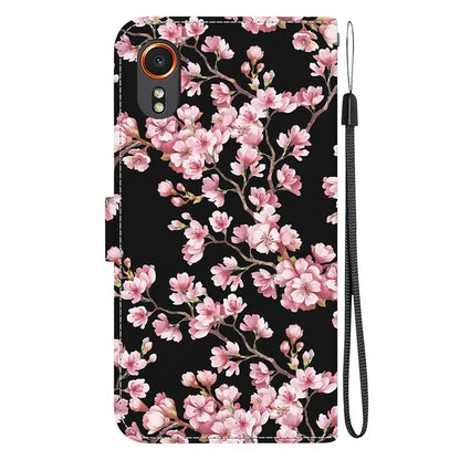 For Samsung Galaxy Xcover7 Case PU Leather Pattern Stand Function Flip Phone Cover