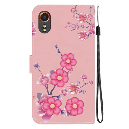 For Samsung Galaxy Xcover7 Case PU Leather Pattern Stand Function Flip Phone Cover