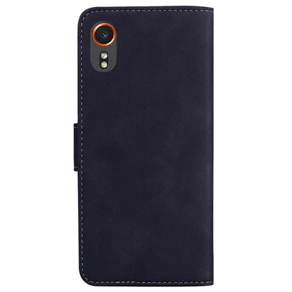 For Samsung Galaxy Xcover7 Case Butterfly Printed Magnetic Shockproof Leather Phone Cover