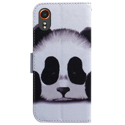 For Samsung Galaxy Xcover7 Case PU Leather Pattern Magnetic Clasp Stand Function Phone Cover