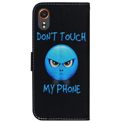 For Samsung Galaxy Xcover7 Case PU Leather Pattern Magnetic Clasp Stand Function Phone Cover