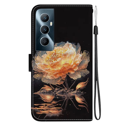 For Realme C65 4G Protective Case Pattern Print Leather Wallet Phone Cover