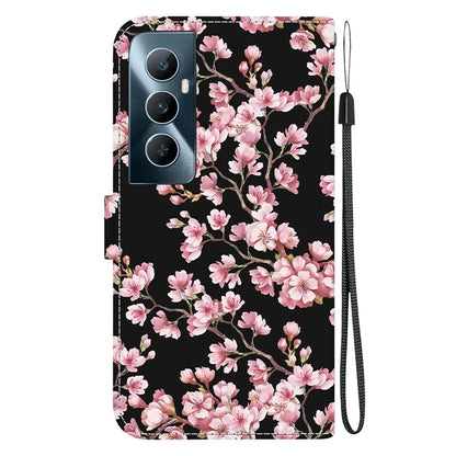 For Realme C65 4G Protective Case Pattern Print Leather Wallet Phone Cover