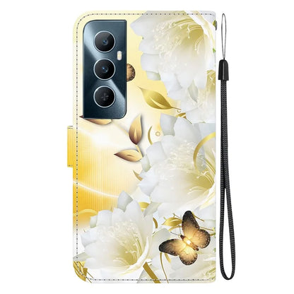 For Realme C65 4G Protective Case Pattern Print Leather Wallet Phone Cover
