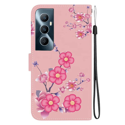 For Realme C65 4G Protective Case Pattern Print Leather Wallet Phone Cover