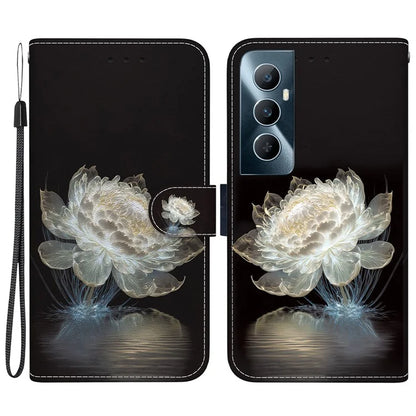 For Realme C65 4G Protective Case Pattern Print Leather Wallet Phone Cover