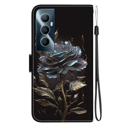 For Realme C65 4G Protective Case Pattern Print Leather Wallet Phone Cover