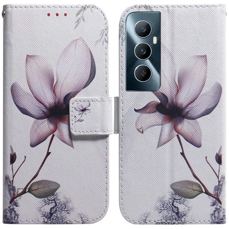 For Realme C65 4G Wallet Case PU Leather Pattern Print Stand Phone Cover