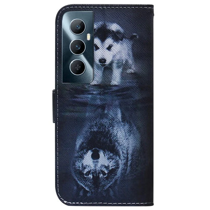For Realme C65 4G Wallet Case PU Leather Pattern Print Stand Phone Cover