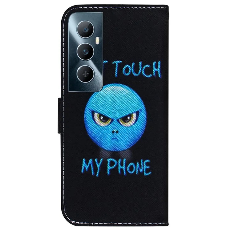 For Realme C65 4G Wallet Case PU Leather Pattern Print Stand Phone Cover