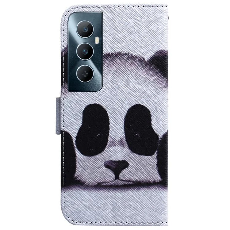 For Realme C65 4G Wallet Case PU Leather Pattern Print Stand Phone Cover