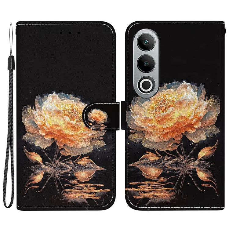 For OnePlus Nord CE4 5G Case PU Leather Pattern Printing Full Protection Cover