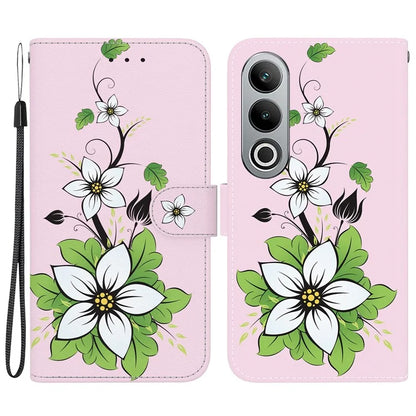 For OnePlus Nord CE4 5G Case PU Leather Pattern Printing Full Protection Cover