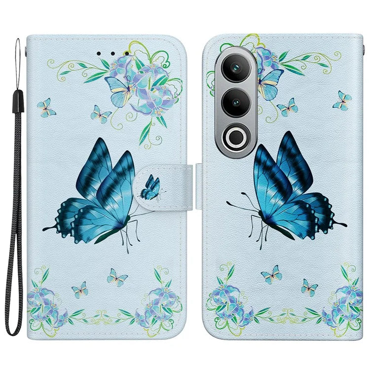 For OnePlus Nord CE4 5G Case PU Leather Pattern Printing Full Protection Cover