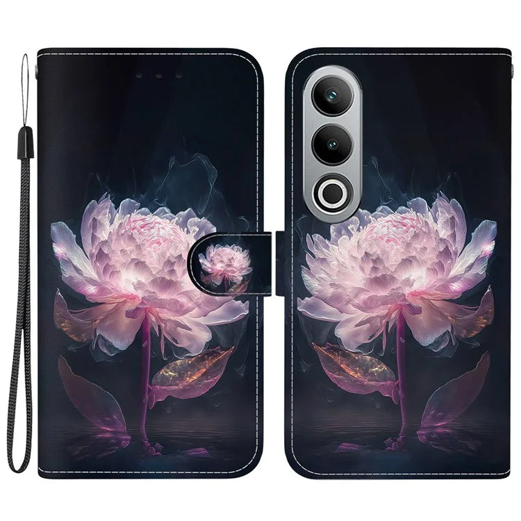 For OnePlus Nord CE4 5G Case PU Leather Pattern Printing Full Protection Cover