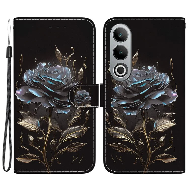 For OnePlus Nord CE4 5G Case PU Leather Pattern Printing Full Protection Cover