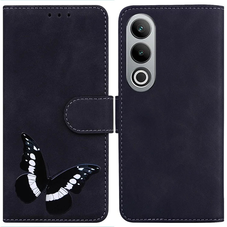 For OnePlus Nord CE4 5G Case Butterfly Pattern Leather Phone Wallet Cover