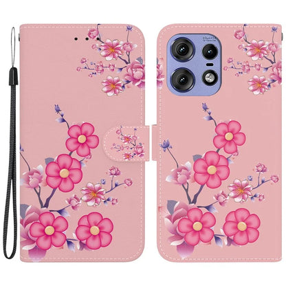 For Motorola Edge 50 Pro 5G Case Wallet Stand Pattern Printing Leather Cover