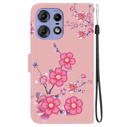 For Motorola Edge 50 Pro 5G Case Wallet Stand Pattern Printing Leather Cover