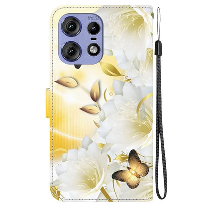 For Motorola Edge 50 Pro 5G Case Wallet Stand Pattern Printing Leather Cover
